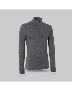 Велофутболка Merino Bamboo Half Zip Long Sleeve Base Layer, Grey, 602803604 (Размер: M) Gripgrab