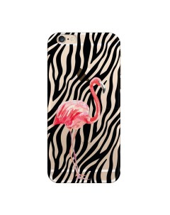 Чехол Art Case Jungle фламинго для Apple iPhone 6 защитная пленка Deppa