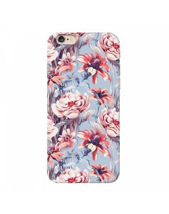 Чехол Art Case Flowers Голубые цветы для Apple iPhone 6 6S Deppa