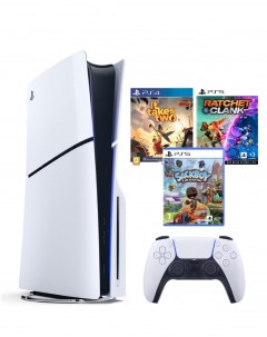 Игровая приставка Sony Playstation 5 Slim 1 Tb+3 игры