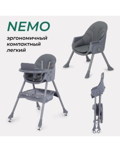 Стульчик для кормления NEMO MBH140 Graphite Mowbaby