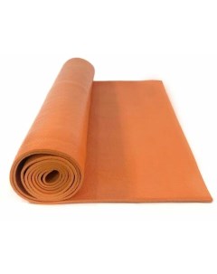 Коврик для йоги Puna 185x60х0,3 см оранжевый Ramayoga