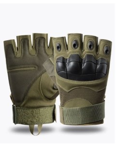 Тактические перчатки FitnesGloves LC-028 MIX размер ХL, зеленые Nobrand