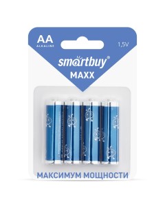 Батарейка алкалиновая MAXX LR03/4B, 4шт Smartbuy