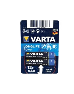 Батарейка 18330 AAA LR03 12 шт в упаковке Varta