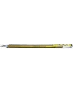 Ручка гелевая Hibrid Dual Metallic K110-DXX, золотистая, 1 мм, 1 шт. Pentel