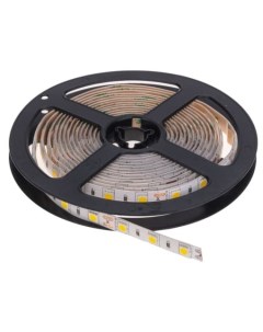 Лента светодиодная 141-2030 12В, SMD5050, 14,4Вт/м, 60 LED/м, 2700К, 10мм, 3м, для БП с клеммами, IP Lamper