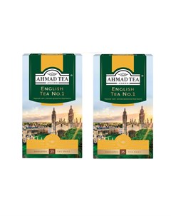 Чай Английский No 1 чёрный 25х2г 2 шт Ahmad tea