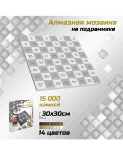 Алмазная мозаика По фотографии Сепия 1011 PT S 14 цветов 30x30 см Белоснежка