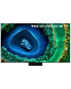 Телевизор QLED TCL 85C855 85" черный 4K Ultra HD 120Hz DVB-T DVB-T2 DVB-C DVB-S DVB-S2 USB WiFi Smar Tcl