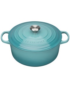 Кастрюля / жаровня 28 см, бирюзовый Le creuset