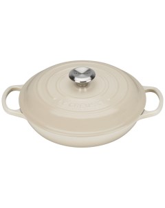 Сковорода-жаровня чугунная 26 см, бежевый Le creuset