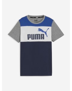 Футболка для мальчиков Ess Block, Синий Puma