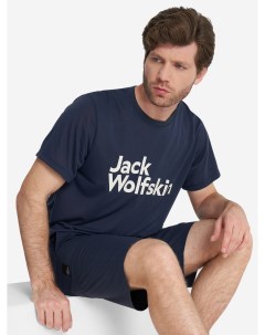 Футболка мужская Brand, Синий Jack wolfskin