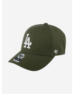 Бейсболка BRAND B-MVP12WBV-SWB Los Angeles Dodgers MLB (оливковый), Мультицвет '47