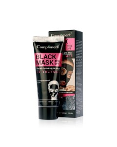 Маска - пленка для лица Black Mask Peel Off Co-Enzymes " глубокое очищение " 80мл Compliment