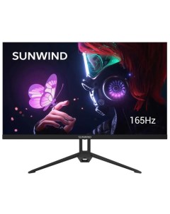 Монитор 27" SUN-M27BA107 black, 1920x1080, IPS, 3ms, 16:9, 2*HDMI, DP, 1000:1, 300cd, 178°/178° Sunwind