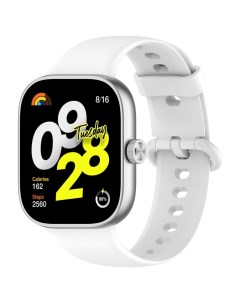 Cиликоновый ремешок для Mi Band 8 Pro Redmi Watch 4 белый Xiaomi