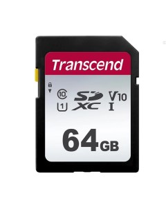 Карта памяти 300S SDXC 64GB TS64GSDC300S Transcend