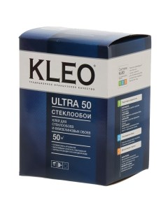 Клей для стеклообоев и флизелиновых обоев,, Ultra, 50 кв.м., 500 г, коробка, 070 ULTRA 50 Kleo