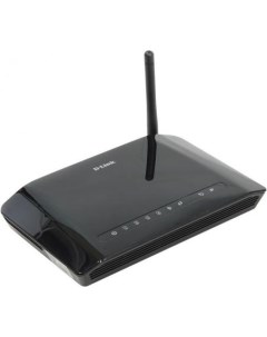 Маршрутизатор DSL-2640U/RB/U2B 802.11n 150Mbps 2.4 ГГц 4xLAN черный D-link