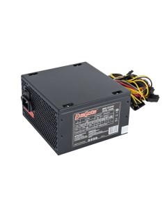 Блок питания ATX XP450 EX219461RUS PC 450W PC black 12cm fan 24p 4p 6 8p PCI E 3 SATA 2 IDE FDD кабе Exegate