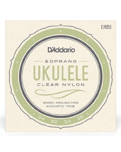 Струны для укулеле D'Addario EJ65S D`addario