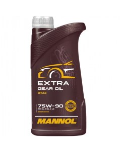 Масло трансмиссионное Extra Gear oil 75W-90 GL-4/GL-5 1л Mannol