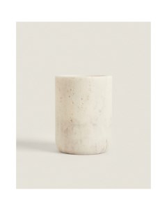 Стакан для зубных щеток с эффектом мрамора Zara home