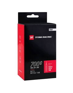 Велокамера, 700х18-25 mm, Presta 60 mm, 2042002001760 Titan racing