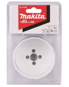 Коронка биметаллическая 83мм D-17120 Makita