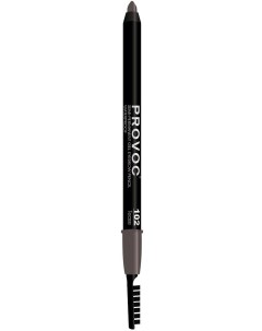 Подводка гелевая в карандаше для бровей, 102 коричневый / Eye Brow Liner Provoc