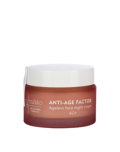 Крем ночной омолаживающий для лица / Anti-Age Factor Ageless Face Night Cream 50 мл Ми and ко