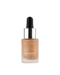 Хайлайтер жидкий 02 / DROP HIGHLIGHTER 14 мл Note cosmetics