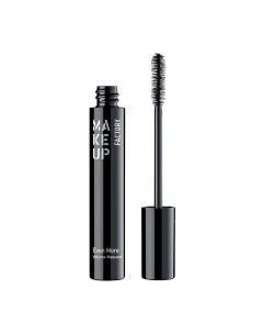 Тушь для ресниц, 01 черный / Even More Volume Mascara 15 мл Make up factory