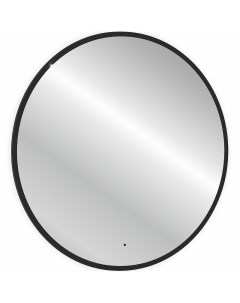 Зеркало Монако Black 100 LED-00002769 с подсветкой с бесконтактным выключателем Silver mirrors