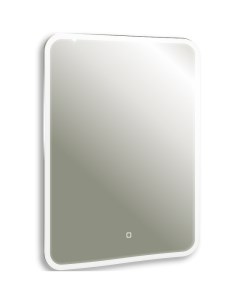 Зеркало Стив 50 LED-00002916 с подсветкой с сенсорным выключателем Silver mirrors