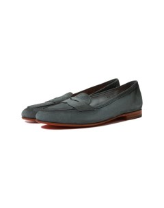 Замшевые лоферы Santoni