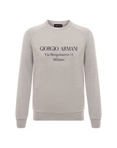 Хлопковый свитшот Giorgio armani