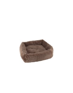 Лежак для животных Furry comfort 70х60см из меха коричневый Foxie