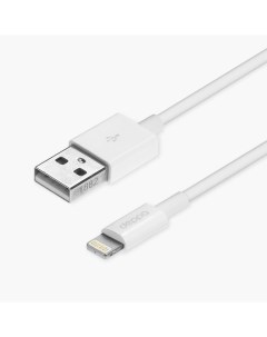 Кабель Lightning-USB 72128-OZ 1.2м белый Deppa