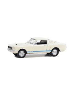 Модель коллекционная GREENLIGHT Ford mustang shelby GT350 (lot #1381) 1965 white/blue Greenlight collectibles