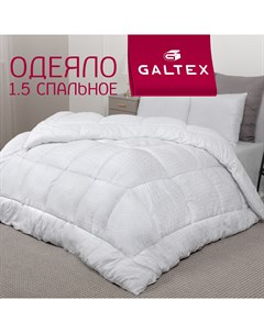 Одеяло 1 5 спальное 140х205см Золотые квадраты всесезонное Galtex