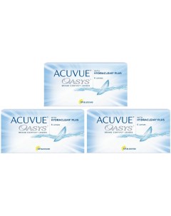 Контактные линзы OASYS with Hydraclear Plus 3 упаковки по 6 линз 6 50 R 8 4 Acuvue