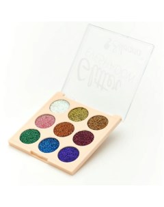 Тени белстящие для век GLITTER EYESHADOW Silvana