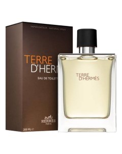 Terre D' pour homme: туалетная вода 200мл Hermès