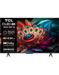 Телевизор QLED TCL 43 43C655 черный 4K Ultra HD 60Hz DVB-T DVB-T2 DVB-C DVB-S DVB-S2 USB WiFi Smart TV (RUS) Tcl