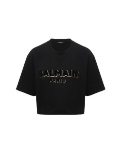 Хлопковая футболка Balmain