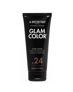 Тонирующая маска для волос 24 Chocolate Glam Color Hair Mask La biosthetique (франция волосы)