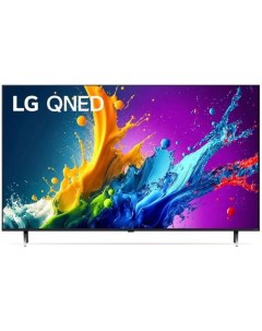 Телевизор LG 55QNED80T6A.ARUB 55"/черный титан/4K Ultra HD/60Hz/DVB-T/DVB-T2/DVB-C/DVB-S/DVB-S2/USB/WiFi/Smart TV (RUS) Lg